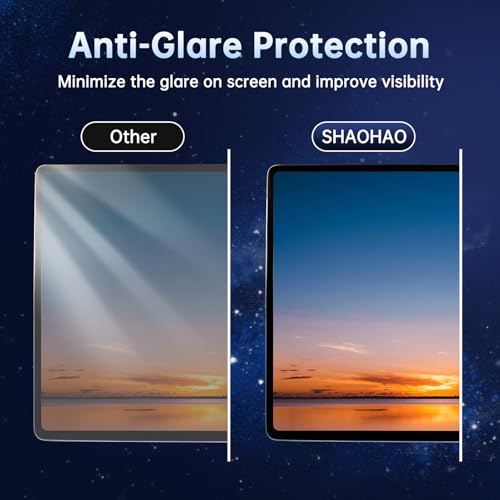 SHAOHAO for 2025 Hyundai Palisade Screen Protector for 2023 2024 2025 Hyundai Palisade Accessories (SE/SEL/XRT/Limited/Calligraphy) 12.3" Touchscreen Tempered Glass Anti Scratch & Fingerprint HD Clear