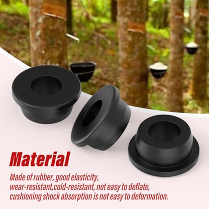 10Pcs 3/4"ID, 1-1/8"Drill Hole Rubber Grommets, Top Hat Grommet, Firewall Grommet, Rubber Plugsfor Protecting Wires Cable - size: 3/4"ID, 1-1/8"Drill Hole