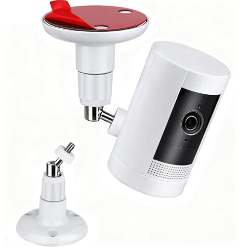 1 Pack Adhesive Ring Camera Mount Stick Up Mount Holder - color: White, size: 1 Pack