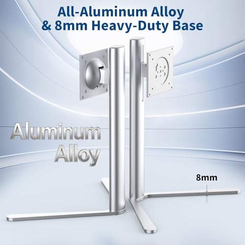 Aluminum VESA Monitor Stand for Monitor Weight 4.8-7.8 lb, 21-24″ - size: Only for 4.8-7.8LB Monitor
