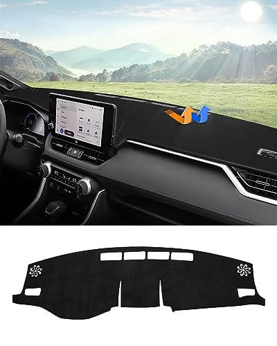 Cartist Dashboard Cover Mat for 2019-2022 2023 2024 2025 Toyota RAV4 Accessories Dash Cover Suede Dash Mat Sunshade Glare UV Rays Protector - size: dash mat for Toyota RAV4 2019-2025