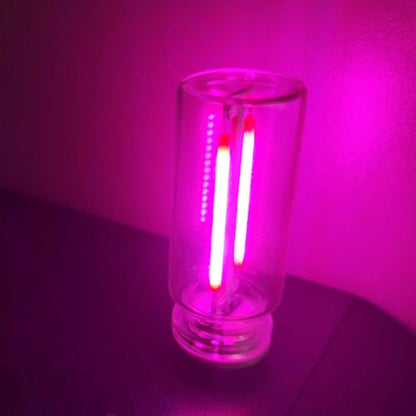 USB LED Atmosphere Light, Plug-in USB Ambient Retro Lamps, Mini LED Car Interface Charging Night Light for Hallway, Bedroom (Pink) - color: Pink