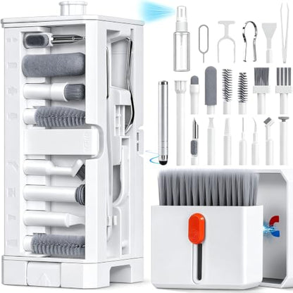 Inesore 32 in 1 Phone Cleaning Kit for iPhone AirPods MacBook Earbuds-White - color: White