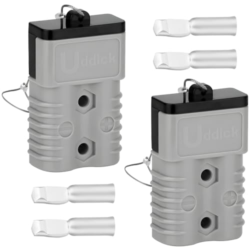175A Battery Quick Disconnect Connecteur, 600V Wire Harness Connector Plug for Cars, Trailers, Motors, and Electronics Maintenance(2PC 2AWG with Cover) - size: 2PC 2AWG With Cover