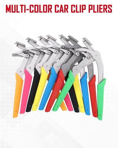 Car Clip Pliers, Panel Clip Removal Pliers, Professional Plastic Fastener Removal Tool for Removing Automotive Fasteners Clips Without Damage Green - color: Green
