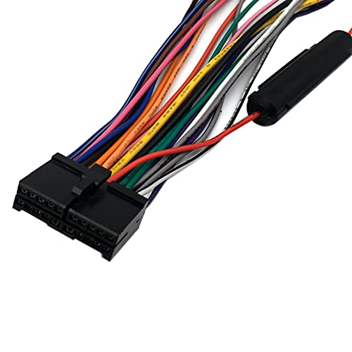 Car Radio Wire Harness Connector for Dual XDVD156BT, XDVD176BT, XDVD276BTCD DVD Receiver