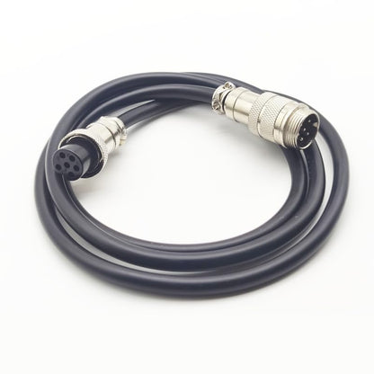 GX16 6 Pin Cable Male to Female Head Aviation Cordset, GX16 6 Pin Panel Mount Circular Metal Aviation Connector Adapter Male to Female（10Meter） - size: 32.8ft