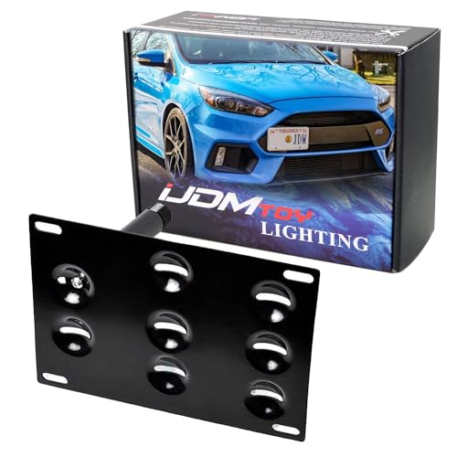 iJDMTOY Tow Hook License Plate Mounting Kit for Ford 2016-18 Focus RS ONLY