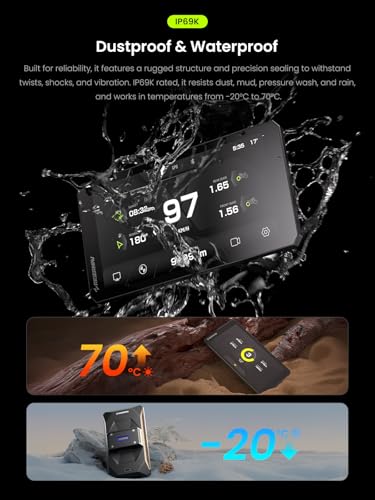 R7M 7" Wireless Motorcycle CarPlay & Android Auto for BMW Motorcycles - Native Wonder Wheel & Action Camera Control (GoPro/Insta360)| TPMS/RPM| OTA Updates|1200-Nit IP69K GPS | Nav Prep 5/6 - size: R7M Motorcycle Carplay for BMW