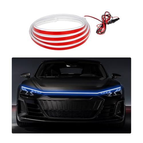 Ohleats 79" Car Hood Light Strip, Exterior LED Running Lightk, Blue - color: Blue, size: 2M