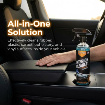 Magic Finish Interior Cleaning Spray (16 fl oz) – All-in-One Car Cleaner Spray for Seats, Dashboards & Consoles – Fast-Acting Car Cleaning Supplies for Rubber, Plastic, Carpet & Upholstery - size: 16 Fl Oz (Pack of 1)