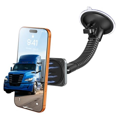 APPS2Car Phone Mount for Truck, Heavy-Duty Windshield Phone Holder
