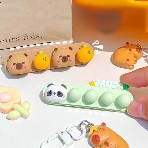 Panda Silicone Cord Organizer, Self Adhesive Cable Clip, Multi Purpose Wire Holder for Desk Nightstand Car, Kawaii Animal Desk Decor for Home Office Students(Panda)