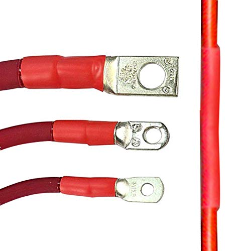 3:1 Dual Wall Heat Shrink Tubing Marine Grade Wire Cable Adhesive Lined Tube Waterproof DIY 4Ft (Dia 7.9mm(0.31”) Red) - color: Dia 7.9mm(0.31”) Red