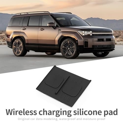 Wireless Charging pad Suitable for 2024 2025 2026 Hyundai Santa Fe - size: for 2024 2025 2026 Hyundai Santa Fe