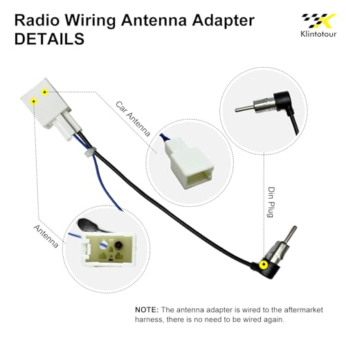 Aftermarket Radio Wiring Adapter Compatible with Toyota 2008-2019, 16Pin Android Car Stereo Harness with Antenna Adapter 28Pin SWC Reverse USB Port, Fit for Camry Corolla 4Runner RAV4 Tundra - style: with 28Pin swc, antenna,usb port