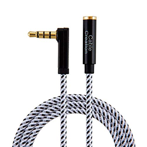 CableCreation Headphone Extension Cable 1.5FT, 3.5mm Audio Extension Cable - size: 1.5 Feet
