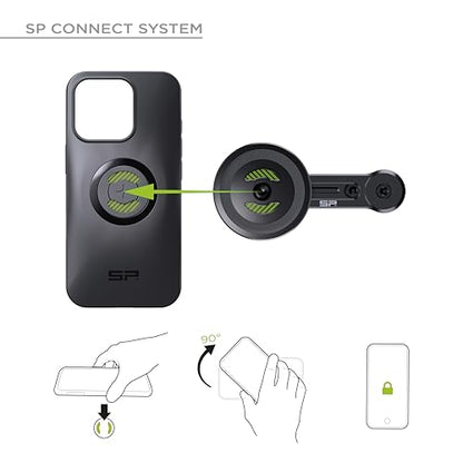 SP CONNECT Moto Bundle II with Anti Vibrations Module| SPC+ | Compatible with for iPhone 13 Pro Max/12 Pro Max| Motorcycle Phone Mount |Phone Mount for Motorcycle Handlebars | Cell Phone Holder - style: iPhone 13 Pro Max/12 Pro Max