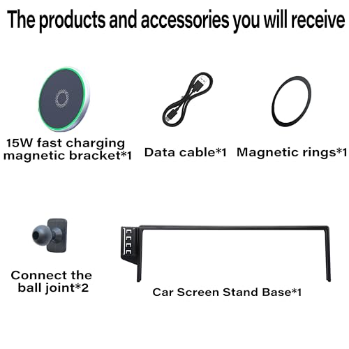 Car Phone Mount for 2023-2025 Toyota BZ4X / Subaru Solterra Accessories - size: for 2023-2025 BZ4X/Subaru Solterra(8/12.3 Inch)