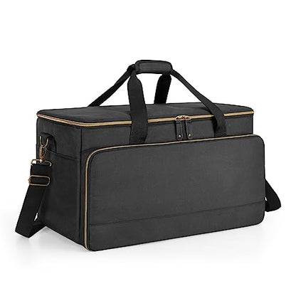 Trunab Large Travel DJ Cable File Bag with Inner Detachable Divider