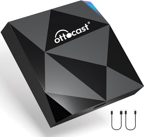 OTTOCAST U2-AIR Wireless CarPlay Adapter for iPhone,Retains Factory Control