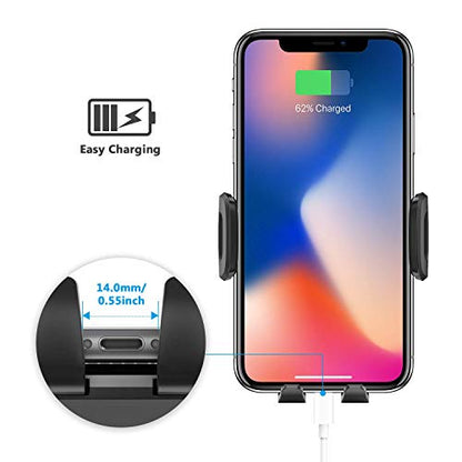 WizGear Phone Holders for Your Car, Car Air Vent Phone Mount, Car Phone Holder with Twist Lock Hook Clip for A Strong Hold to Vent, Compatible with iPhones and All Smartphones (2 Pack)