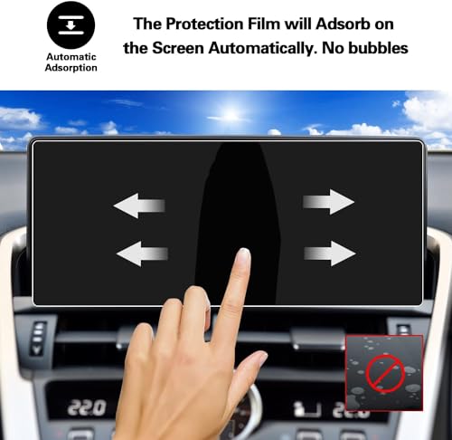 Ruiya 10.1" Tempered Glass Screen Protector for Audi Q5 (2021-2024), A4 & A5 (2020-2024), 9H Hardness, Anti-Glare, Anti-Bubble, 1 Pack - color: 2021-2024 Audi Q5 10.1-inch