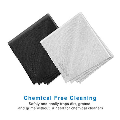 10 Pack Microfiber Cleaning Cloth for Glasses Large, Eye Glass Clean Cloths for Cleaning Lenses, Glasses, Screens, Cameras, Cell Phone, Eyeglasses, LCD TV Screens, Tablets … - size: 12 x 14 in / 10 x 12 in / 6 x 7 in