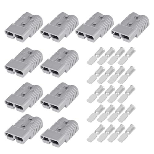 175A Battery Quick Disconnect Connecteur, 600V Wire Harness Connector Plug for Cars, Trailers, Motors, and Electronics Maintenance(10PCS Grey 2AWG) - size: 10PC 2AWG