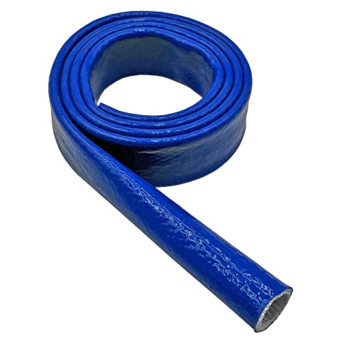 Electriduct 5/16" Thermo Armor Silicone Fiberglass Sleeve - 5 Feet - Blue - color: Blue, size: 0.31 Inch (5/16")
