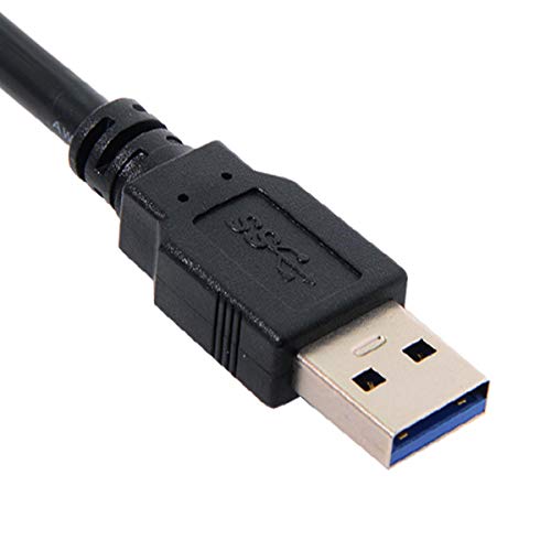 chenyang USB 3.0 Dual Port Flush Mount 2 Male to 2 Female Extension Cable for Car Dashboard Panel Mount - color: Dual Port Male to Female with Latch