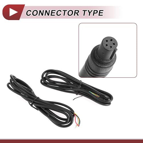 for Monitor and Backup Reverse Rear View Parking Camera Video Cable Extension Backup Camera 5Pin Female Video Cable 1.2m/3.94ft Black Plastic,Metal - size: 1.2m/3.94ft, style: 5Pin