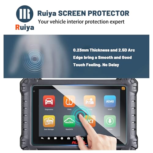Ruiya Screen Protector for Autel MaxiPRO MP900E /MP900-ts/MP900BT/MP900/MP900E/DS900-ts/DS900BT/MaxiTPMS Ts900/MaxiCOM MK900/MK900-ts/MK900BT 8" Display Touchscreen,9HD Anti-glare Tempered Glass - color: MaxiPRO MP900E