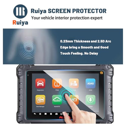 Ruiya Screen Protector for Autel MaxiPRO MP900E /MP900-ts/MP900BT/MP900/MP900E/DS900-ts/DS900BT/MaxiTPMS Ts900/MaxiCOM MK900/MK900-ts/MK900BT 8" Display Touchscreen,9HD Anti-glare Tempered Glass - color: MaxiPRO MP900E
