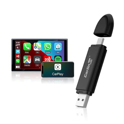 Carlinkit Wireless CarPlay Adapter MiNi SE for iPhone & Wired CarPlay Cars - color: Black