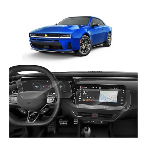 SKTU 4PCS for 2024 2025 2026 2027 Dodge Charger Screen Protector Ultra HD - color: 4Pcs for 2024-2027 Charger
