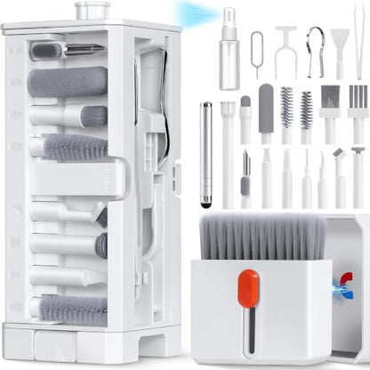 Inesore 32 in 1 Phone Cleaning Kit for iPhone AirPods MacBook Earbuds-White - color: White