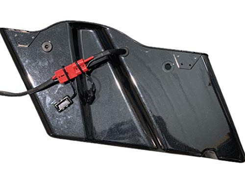 Kustom Cycle Parts Aftermarket Saddlebag Amplifier and Speaker Wiring Kit. Universal fit for All Motorcycles. Plug and Play. Compatible with Harley Davidson. Made in the USA