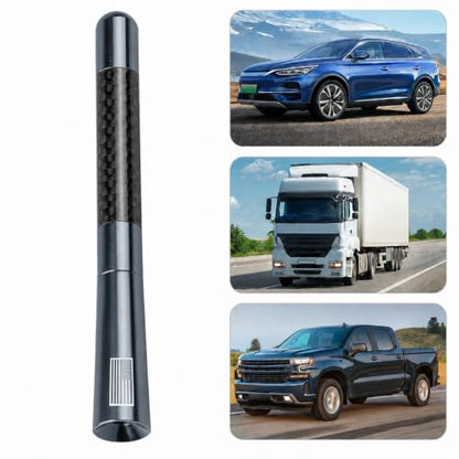 BESULEN 4.7 Inch Car Short Antenna, American Flag Design, Gray - color: Gray, size: 4.7 Inch