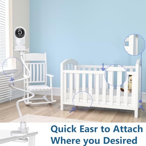 Baby Monitor Mount Holder for Vtech VM901/VM928HD/RM7766/RM7764/RM5766HD/5764HD/5755/5263/5754HD, VM919HD,Leapfroge LF930HD/LF2936/LF925/LF915/LF920 - color: 33" for Vtech/Leapfrog
