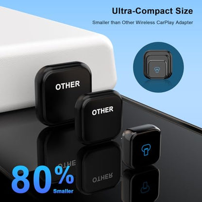 Upgraded Mini Wireless CarPlay Adapter and Android Auto Adapter