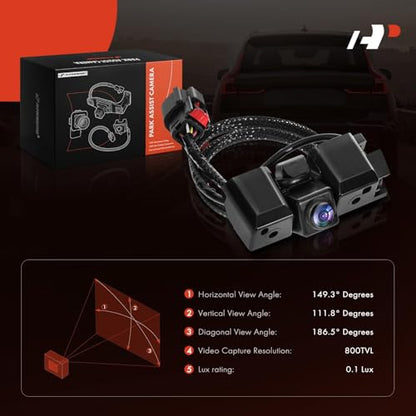 A-Premium Rear View Backup Camera Compatible with Chevrolet & GMC