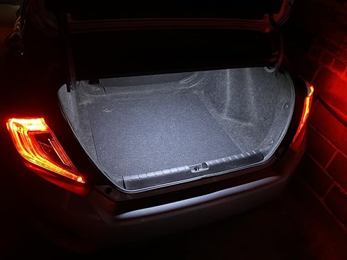 iJDMTOY 18-SMD-5050 LED Strip Light Compatible with Car Trunk Cargo Area or Interior Illumination, Xenon White - style: Xenon White