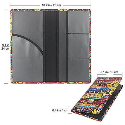 LumiMokki Premium Car Registration & Insurance Card Holder, Sunflower - color: Sunflower A