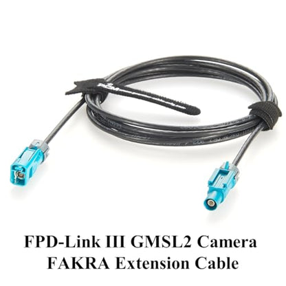 IP67 Waterproof Rosenberger Fakra Male to Female RF Coaxial Extension Cable 59Z176-C01-Z to 59Z163-003-Z Vehicle GPS Antenna for ADAS, Camera, Infotainment, GPS Navigation (2M/6.6FT) - size: 2M/6.6FT
