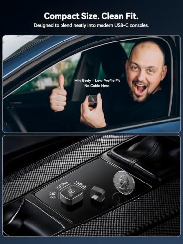Spedal 2-in-1 Wireless CarPlay Adapter USB-C, Android Auto, 2nd Gen