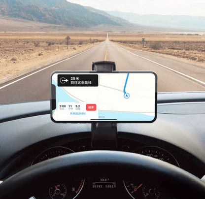 Car Dashboard Mount Holder Stand Clamp Cradle Clip for Cell Phone GPS Navigation Clip on Dash Phone Holder Durable Mount - size: 6.5 inches