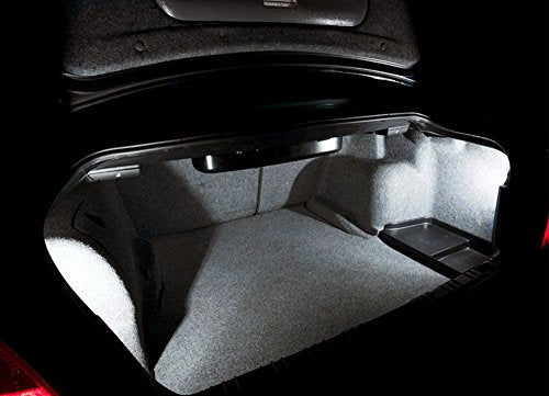 iJDMTOY Xenon White LED Trunk Cargo Light Compatible With Hyundai Accent Elantra Genesis Coupe Sonata, Kia Optima Forte Rio K900 etc., OEM Replacement (Powered by 18 Pieces of SMD LED Lights)
