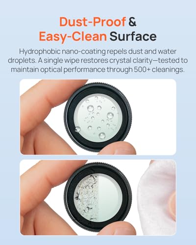 70mai Magnetic CPL Filter for 4K Omni X800 Dash Cam - Anti-Glare Polarizing Lens with Snap-On Design, Scratch-Resistant & Enhance Clarity (for X800 Only)