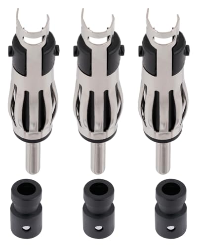 3PCS Car Radio DIN Male Connector FM AM Universal Car Antenna DIN Plug Copper Connector for Extension Coaxial Cable RG58 - size: RG58 3PCS